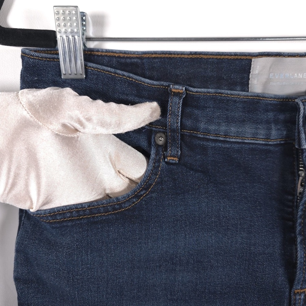 EVERLANE The Mid Rise Skinny Jeans Size 31 Ankle Stretch‎ Cotton - Picture 7 of 11
